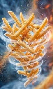 الطعم اللذيذ والقرمشة