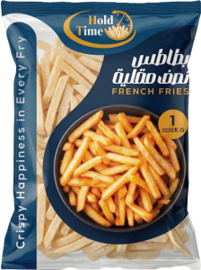 هولد تايم فودز الأزرق بطاطس نصف مقلية 7*7مل 1 كيلو