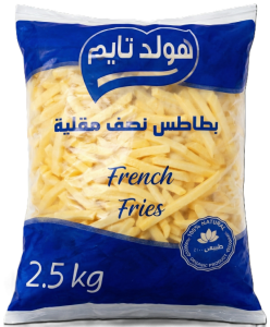 هولد تايم الأزرق بطاطس نصف مقلية 9*9 مل